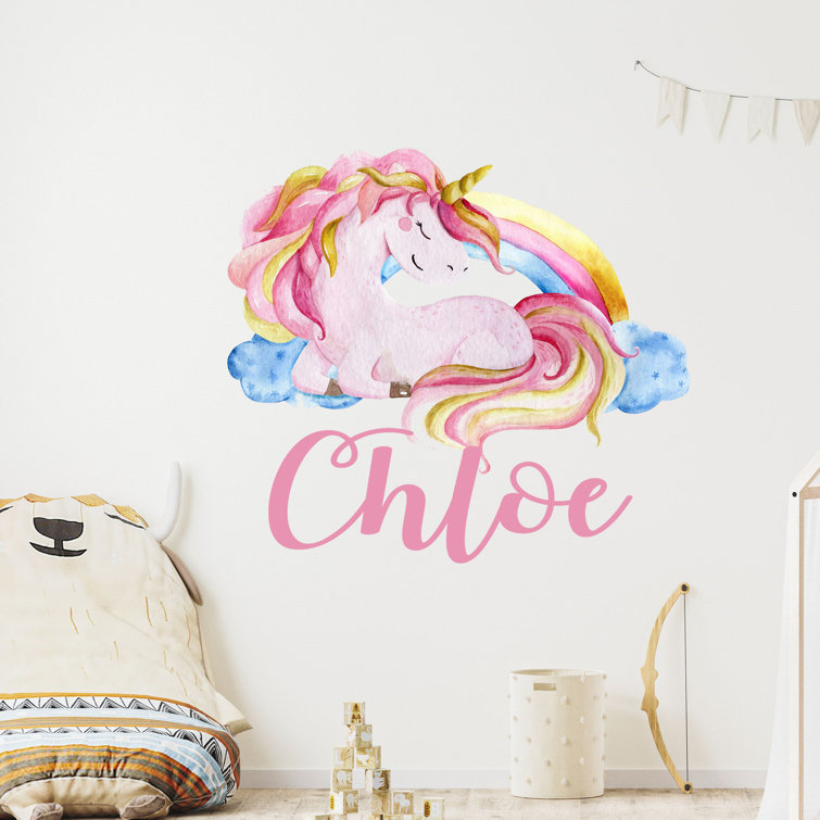 Zoomie Kids Unicorn Wall Sticker Wayfair.co.uk